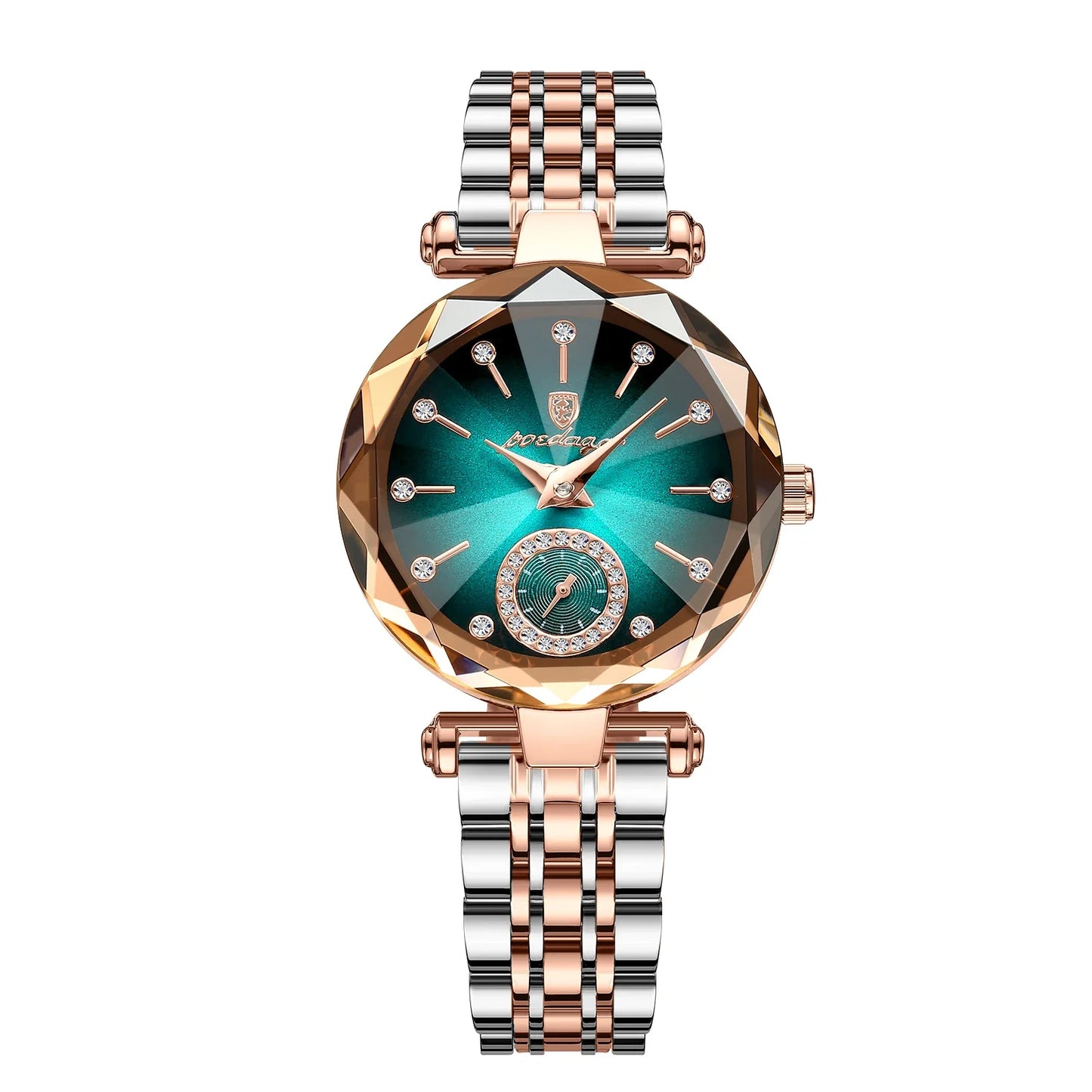 POEDAGAR Orologi al quarzo da donna eleganti di lusso Orologio impermeabile in acciaio inossidabile per donna Orologio da polso da donna alla moda casual reloj