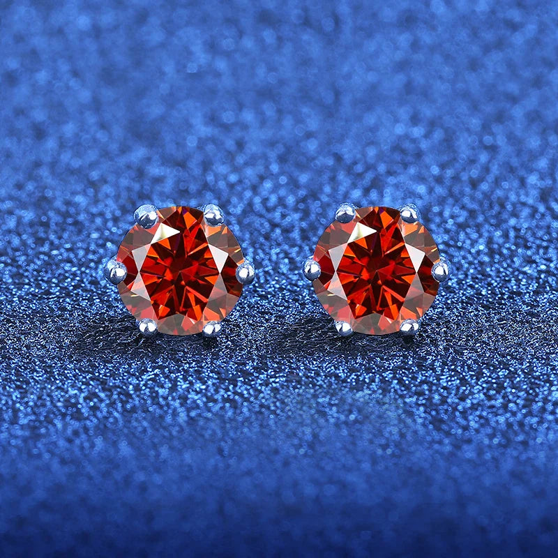 2 certificati GRA orecchini a bottone Moissanite Pass Diamond tester Pen For Men Women 925 Silver 18K Plated Wedding Gemstone