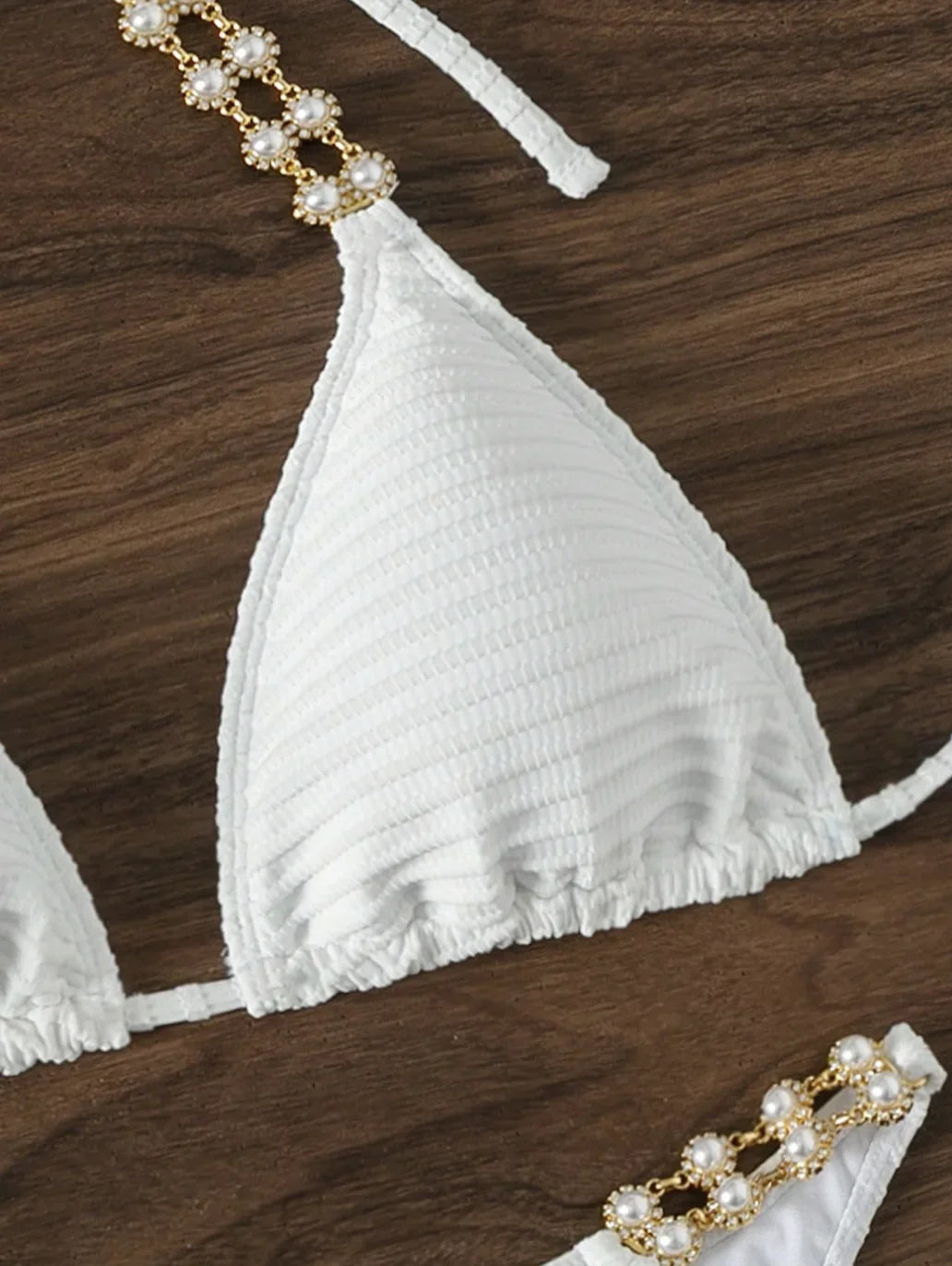 Set Bikini a Triangolo per Donna, Sexy Costume da Bagno Brasiliano a Due Pezzi con Lacci, Grazioso Costume da Bagno