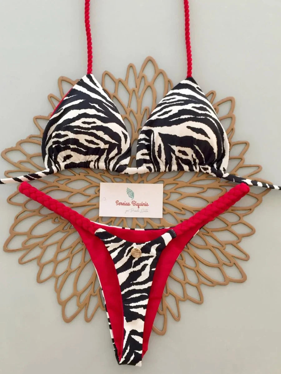 Micro Bikini 2026 Costume da bagno donna Nuovo costume da bagno sexy Halter Bikini Set brasiliano Biquini Perizoma femminile Beachwear Party Wear