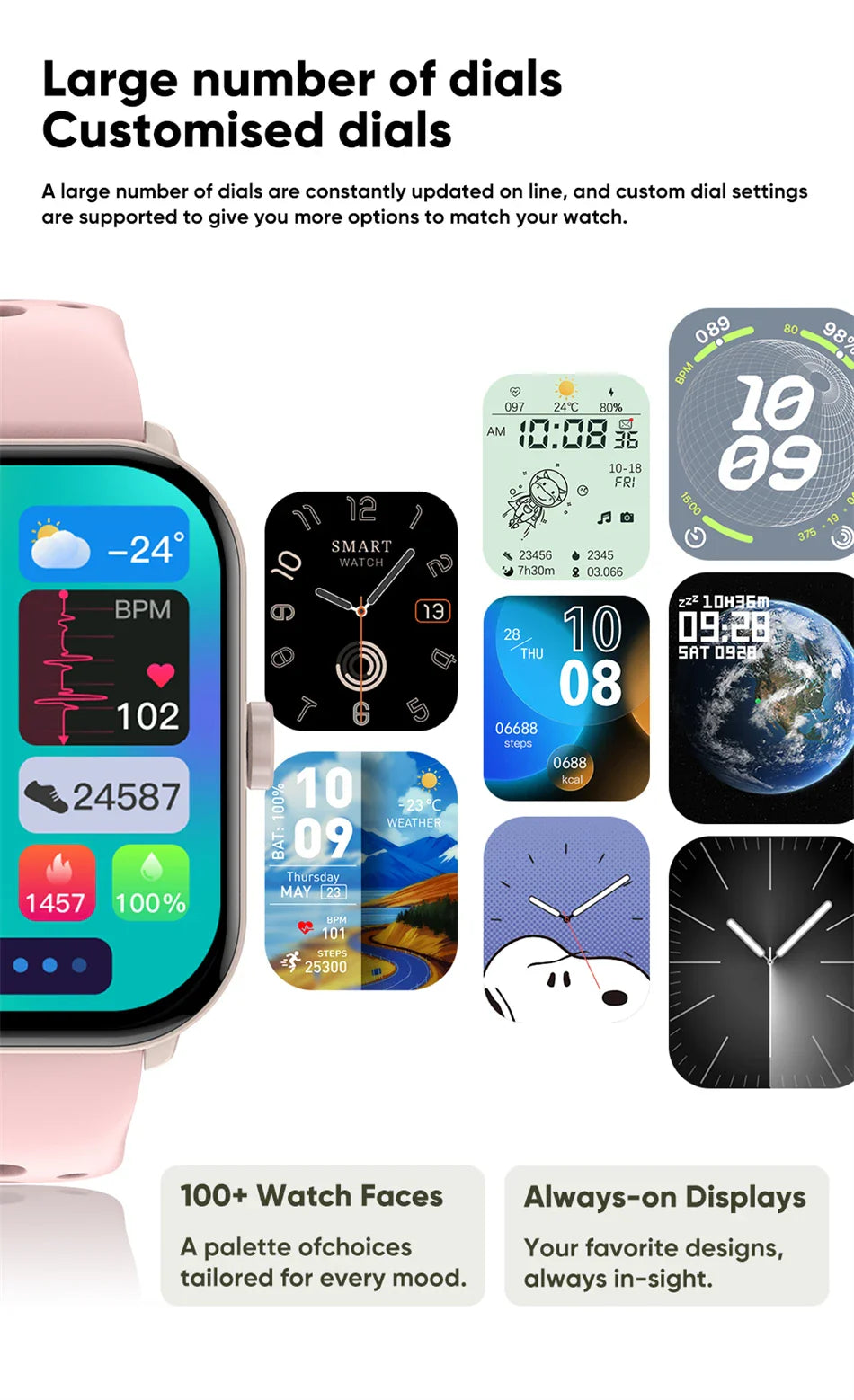 Per Xiaomi Watch 5 Smart Watch da uomo HD AMOLED schermo frequenza cardiaca chiamate Bluetooth localizzazione GPS Smartwatch sportivo impermeabile da donna