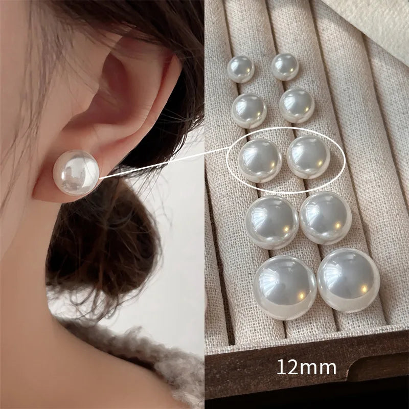 Nuovi orecchini di perle in argento sterling 925 con fascino di personalità, orecchini da donna con fascino squisito, regalo di compleanno, gioielli squisiti