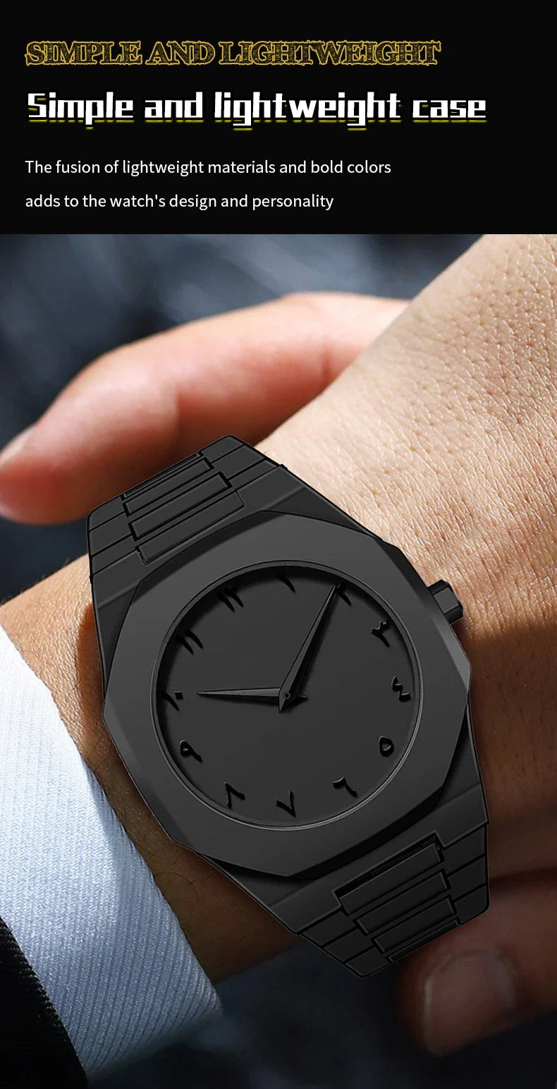 VA VA VOOM Orologio creativo da uomo di marca Moda Silicone Nero Business Style Arabo Digitale Creativo Militare Orologi sportivi al quarzo