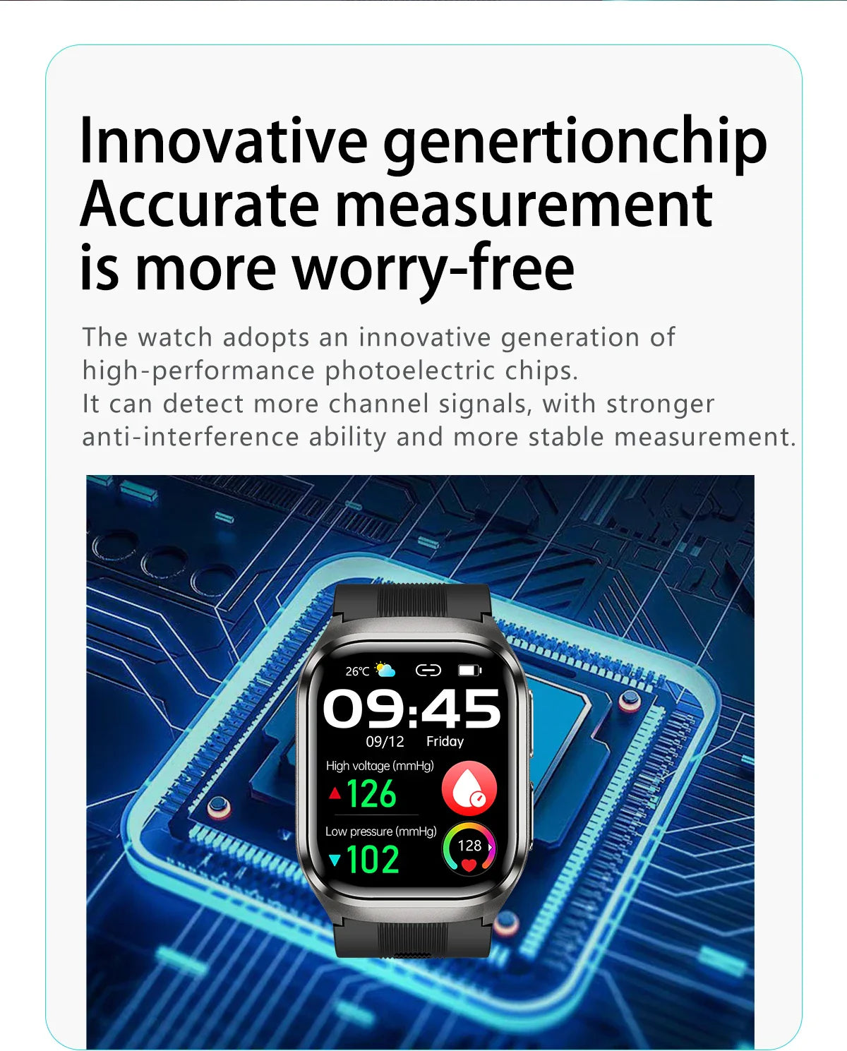2026 Nuovo aggiornamento AI diagnostico Airbag pressione sanguigna precisa salute SmartWatch acido urico ECG lipidi nel sangue Smartwatch uomo donna