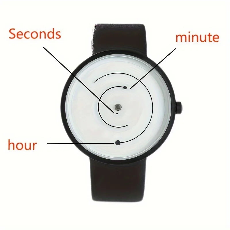 Orologio creativo di nuova moda da uomo Orologi sportivi Casual cinturino in pelle analogico da polso al quarzo da uomo Relogio Masculino Reloj Hombre