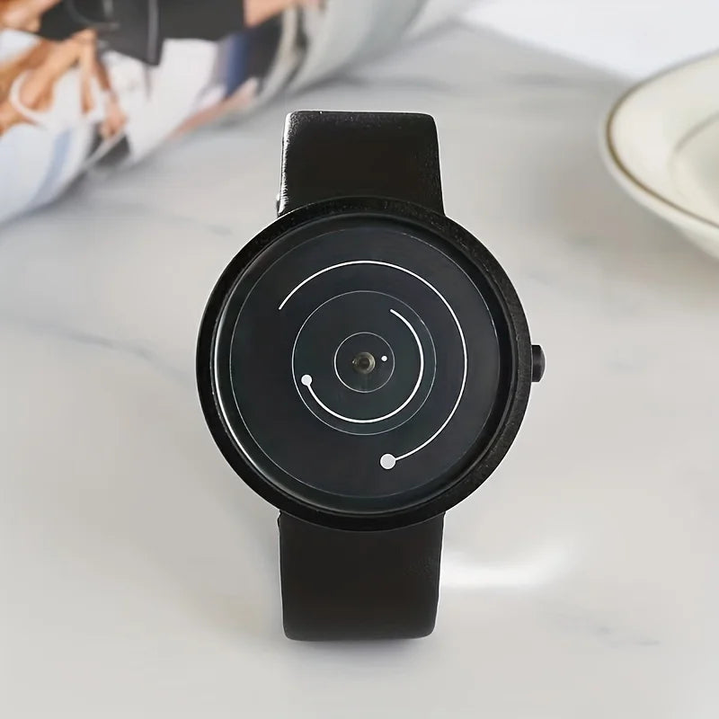 Orologio creativo di nuova moda da uomo Orologi sportivi Casual cinturino in pelle analogico da polso al quarzo da uomo Relogio Masculino Reloj Hombre