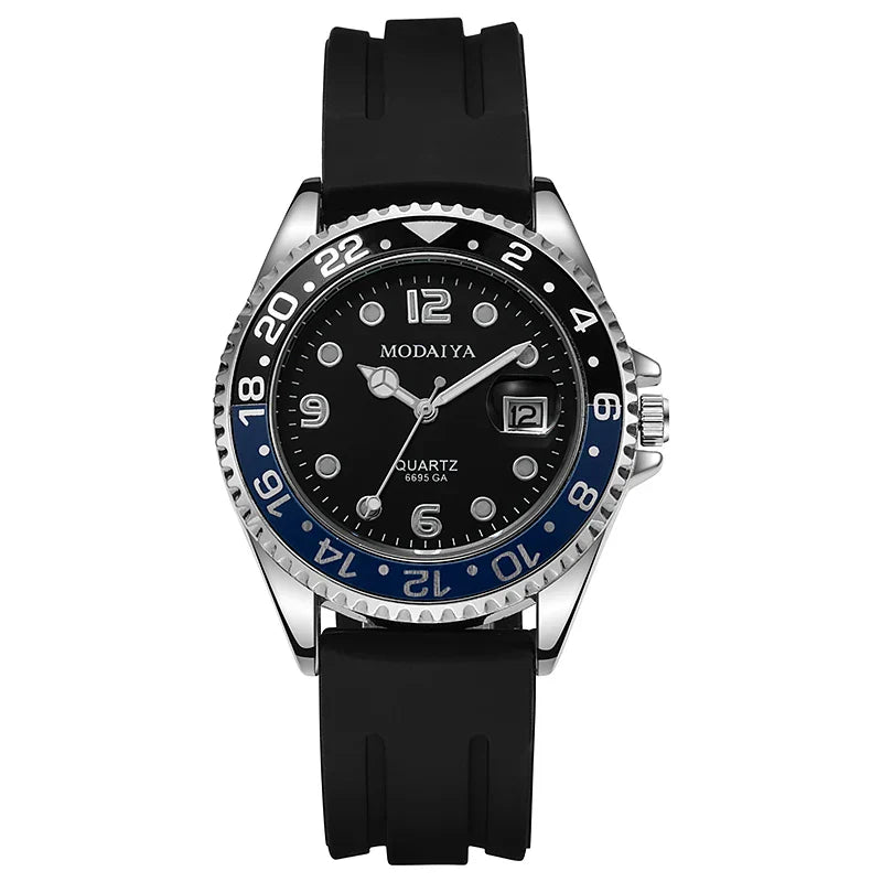 2024 nuovo arrivo moda orologi al quarzo orologio da polso da uomo 1 pezzo orologio sportivo da uomo