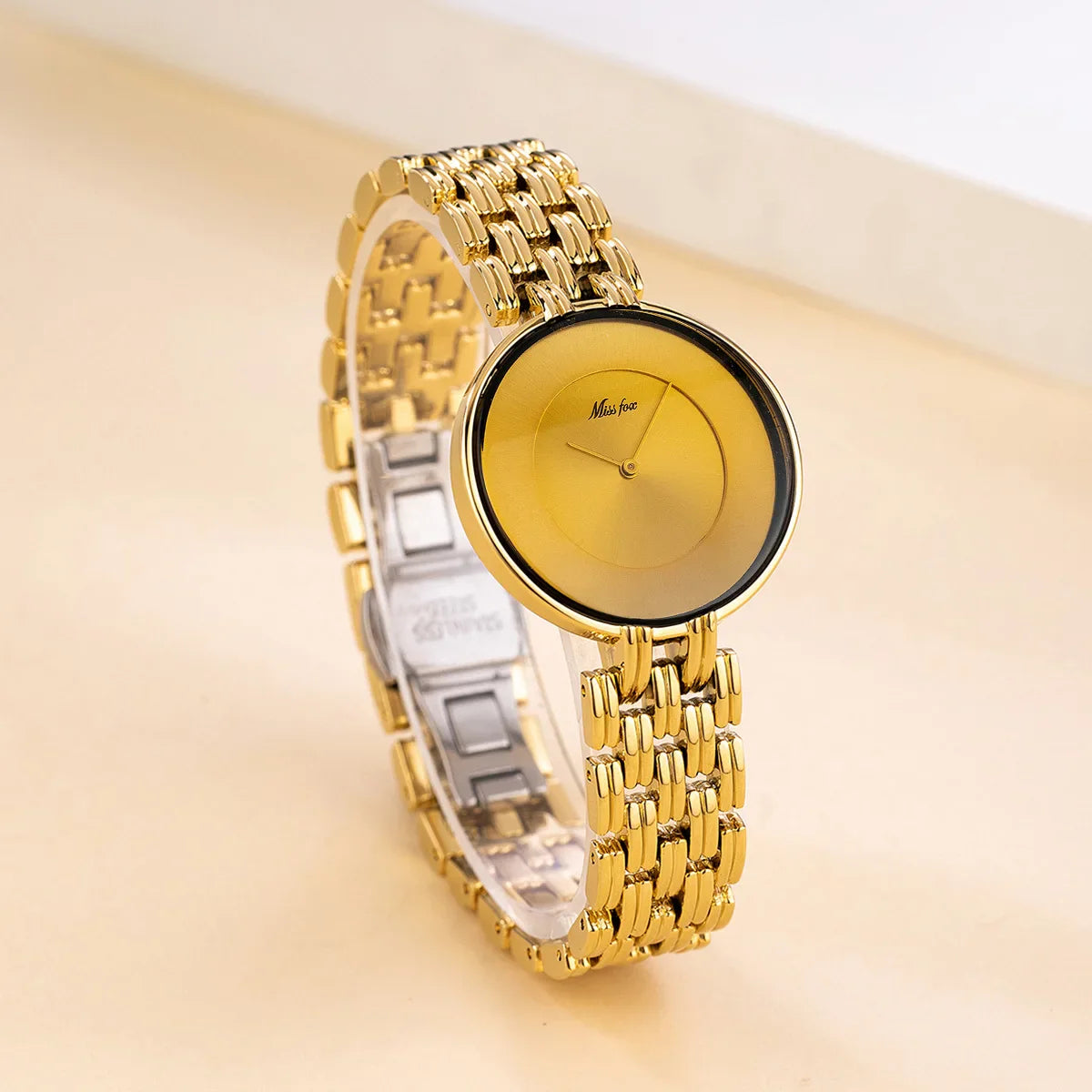 UTHAI orologio da donna leggero marchio di lusso business semplice retrò femminile braccialetto in metallo impermeabile orologio da donna al quarzo moda