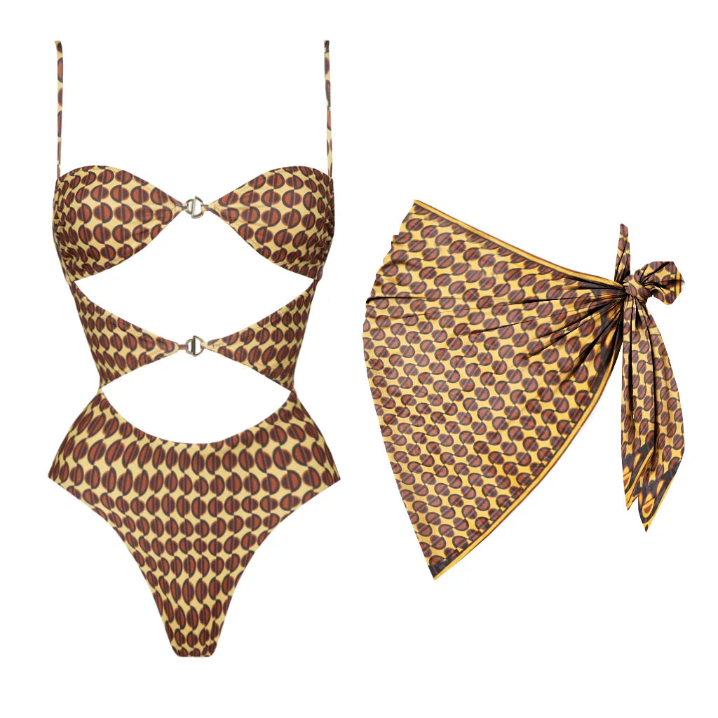 Costume da bagno bikini sexy con scollo all'americana con pantaloni Costumi da bagno Donna Bikini brasiliano Costume da bagno a gamba alta Estate femminile