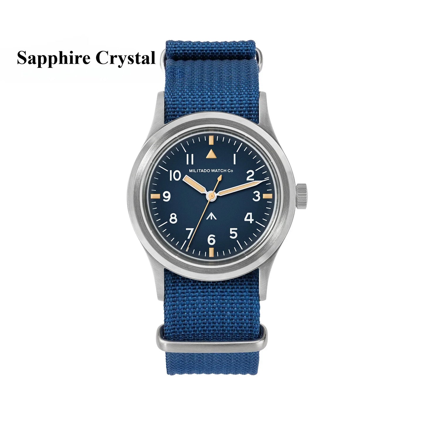 Militado ML14 36mm Orologio VH31 Sweep Secondo Movimento al quarzo Orologio Cristallo di zaffiro Super luminoso BGW9 C3 100m Orologi impermeabili