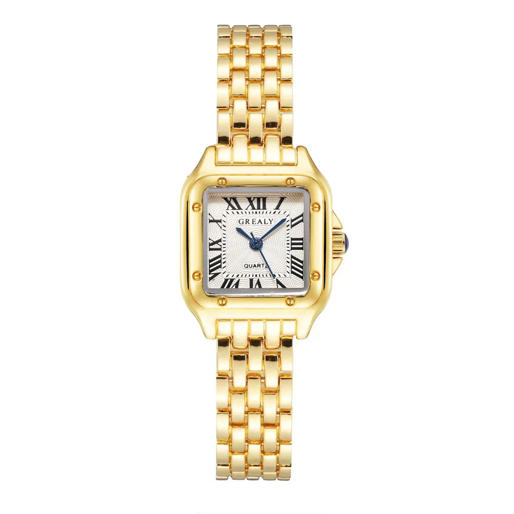 Orologio da donna leggero marchio di lusso business oro acciaio inossidabile moda donna orologi al quarzo orologio femminile braccialetto orologio da polso