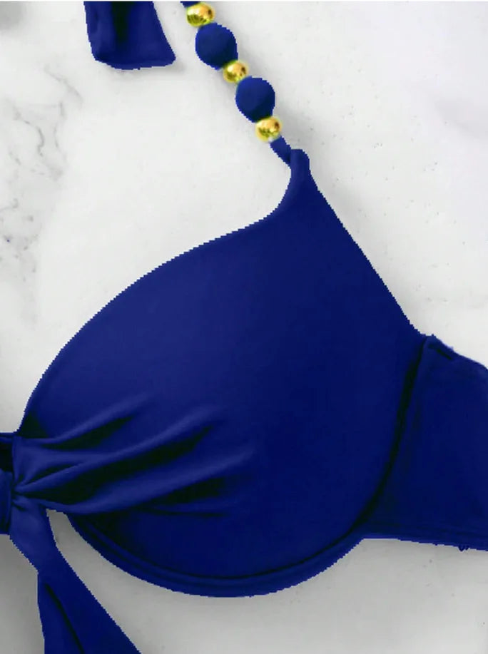 Sexy Push Up Bikini 2024 Costume da bagno donna Due pezzi Costumi da bagno Perizoma femminile Bikini Set Nuoto per costumi da bagno Biquini brasiliano