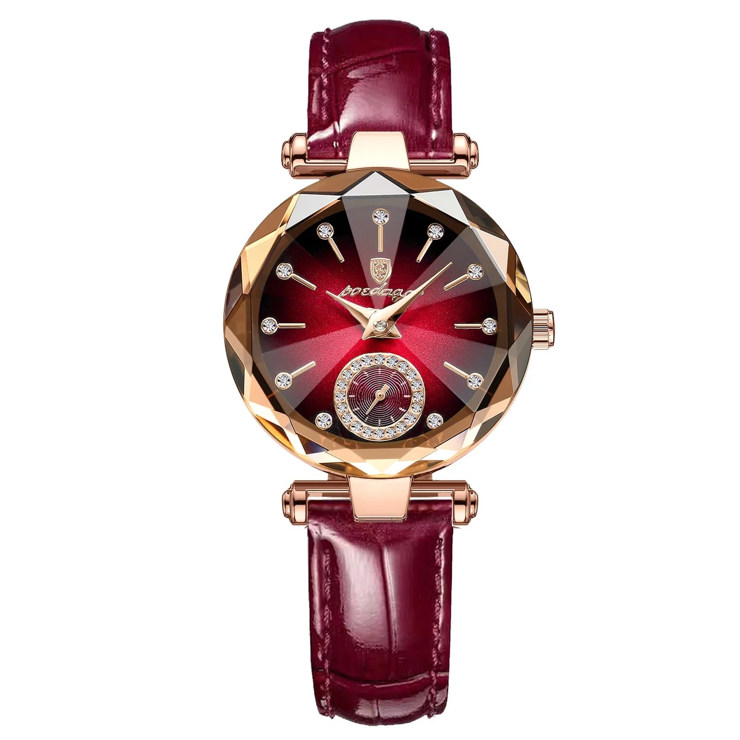 POEDAGAR Orologi al quarzo da donna eleganti di lusso Orologio impermeabile in acciaio inossidabile per donna Orologio da polso da donna alla moda casual reloj