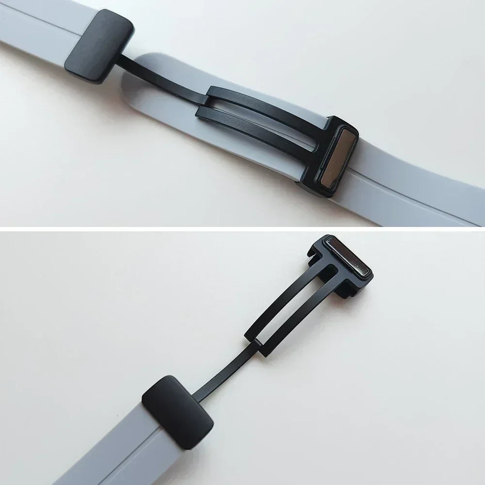 22mm 20mm cinturino magnetico in silicone per Omega X Swatch Joint MoonSwatch cinturino per Xiaomi Watch S4 S3 S2 S1/Huawei GT6Pro GT6 5 4 46