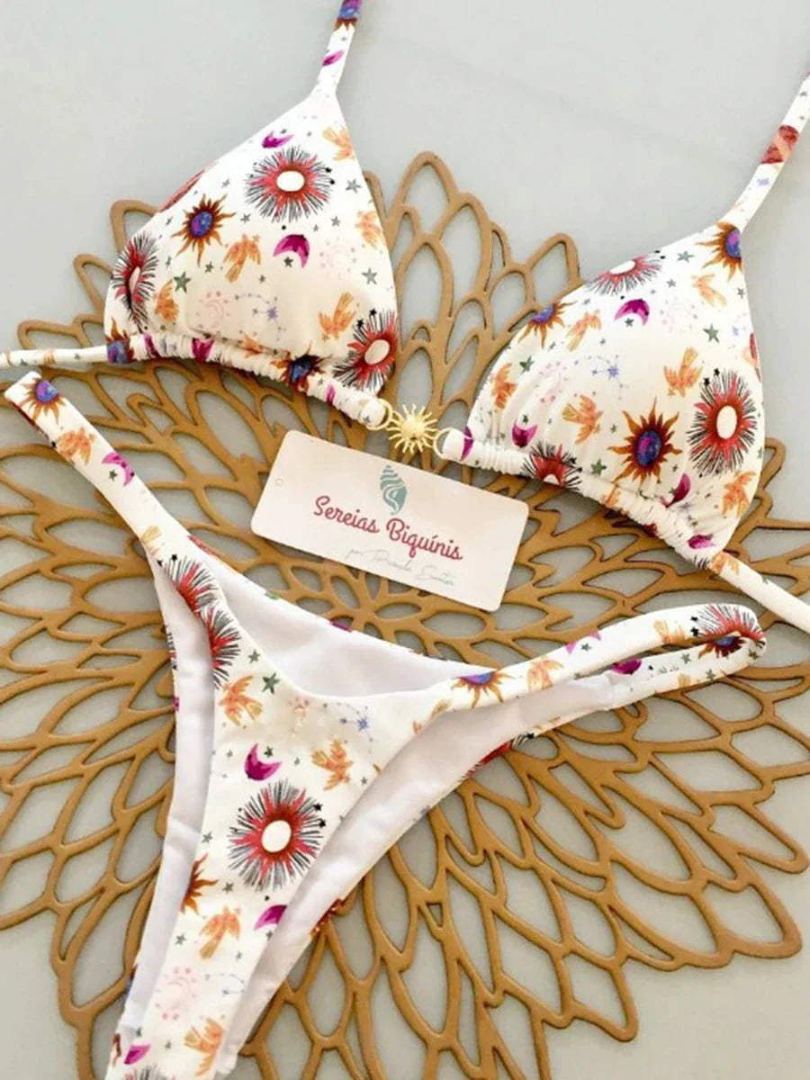Micro Bikini 2026 Costume da bagno donna Nuovo costume da bagno sexy Halter Bikini Set brasiliano Biquini Perizoma femminile Beachwear Party Wear