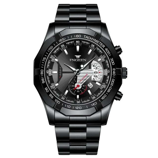 2024 Top Brand di Lusso Orologio di Moda Casual Militare Al Quarzo Sport Orologio Da Polso In Acciaio Pieno Impermeabile Orologio da Uomo Relogio Masculino