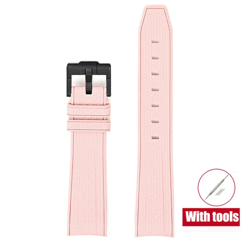 Cinturino in gomma per Swatch X Omega Joint MoonSwatch Cinturino sportivo impermeabile da 20 mm Cinturino con estremità curva in silicone per uomo donna