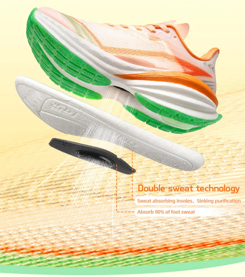 ONEMIX 2025 Estate Autunno Scarpe da corsa per uomo Design leggero Maratona ad asciugatura rapida Supporto per assorbimento degli urti Scarpe da ginnastica maschili