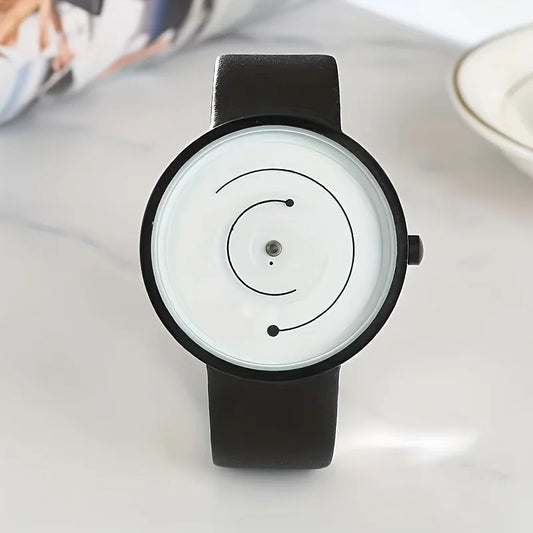 Orologio creativo di nuova moda da uomo Orologi sportivi Casual cinturino in pelle analogico da polso al quarzo da uomo Relogio Masculino Reloj Hombre