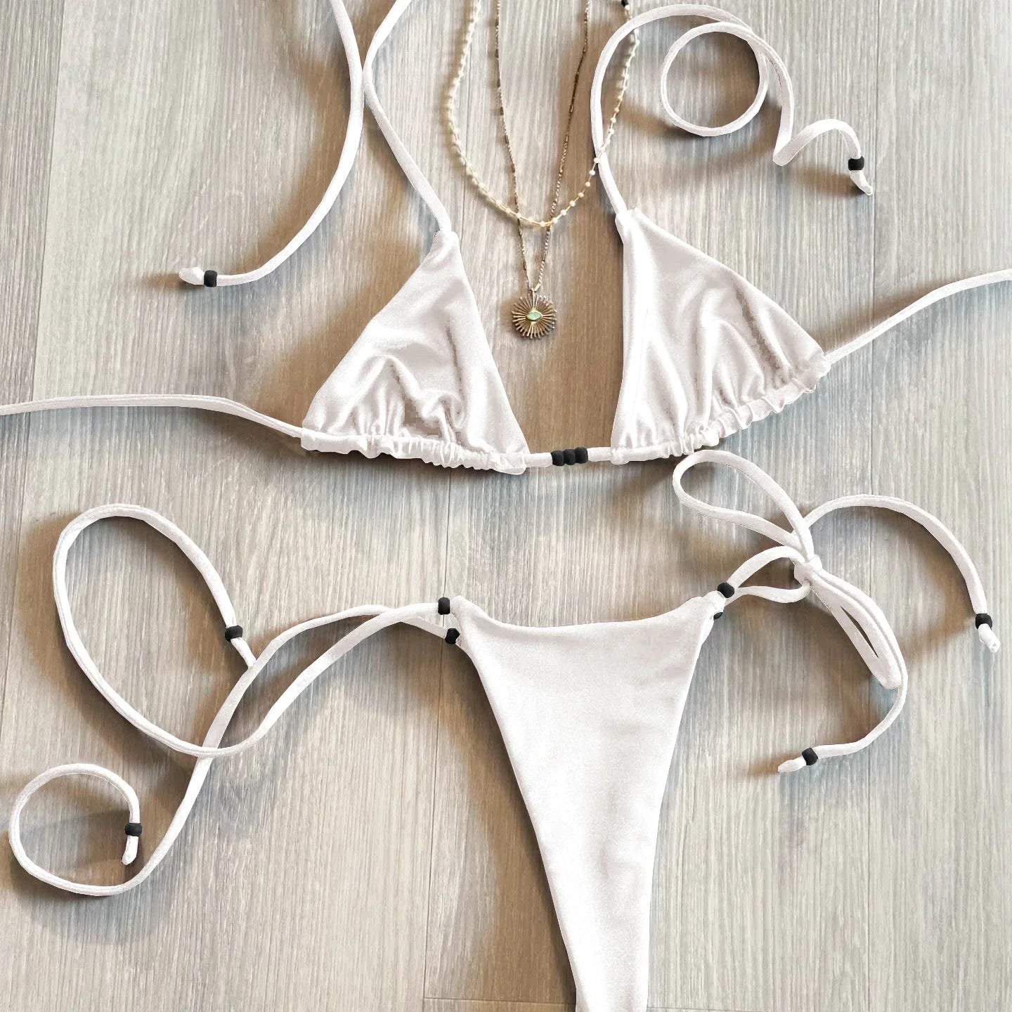 2025 Bandeau Biquini Sexy Bikin Costume da bagno donna Push Up Costumi da bagno Donna Con spalline Costumi da bagno Tuta verde Beachwear Costume da bagno