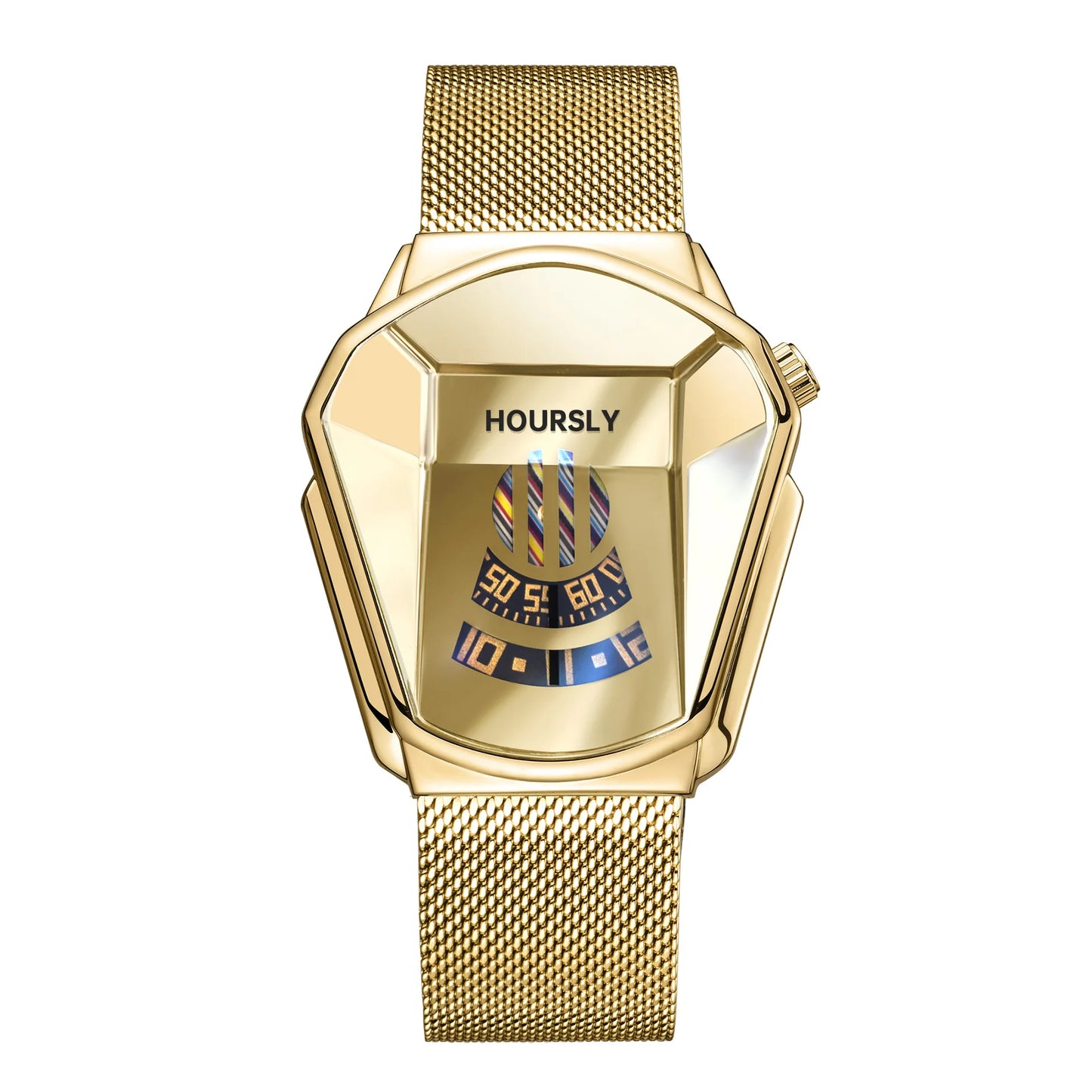 Orologio al quarzo impermeabile con personalità del motociclo di nuova tendenza da uomo