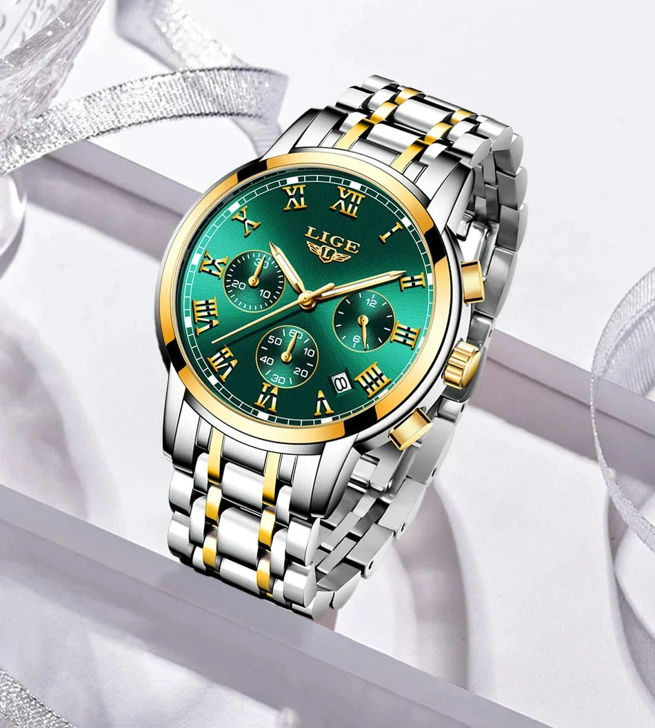 LIGE 2024 nuove donne di moda orologi da donna top brand di lusso creativo bracciale da donna in acciaio orologi orologio impermeabile al quarzo femminile
