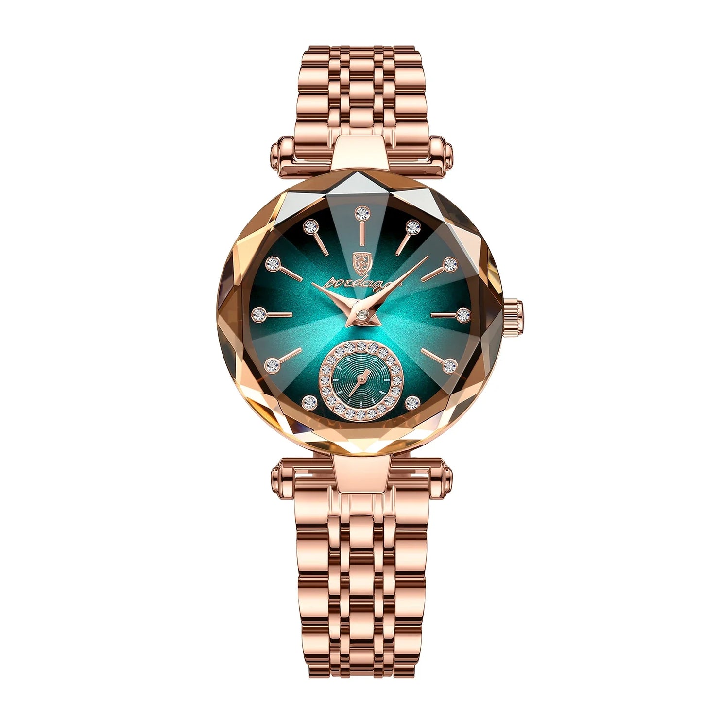 POEDAGAR Orologi al quarzo da donna eleganti di lusso Orologio impermeabile in acciaio inossidabile per donna Orologio da polso da donna alla moda casual reloj