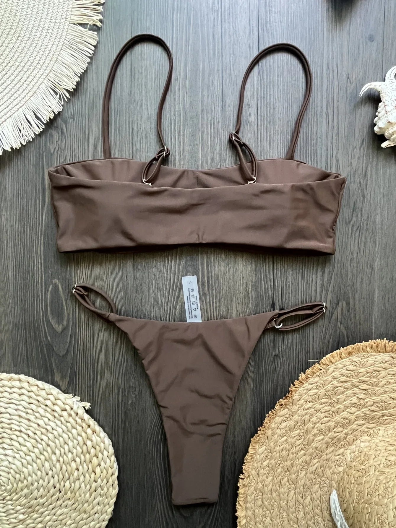 2025 Diamante Bikini Donne Sexy Costume Da Bagno A Fascia Biquini Push Up Costumi Da Bagno Femminile Lucido Costumi da Bagno Floreale Tuta Beachwear
