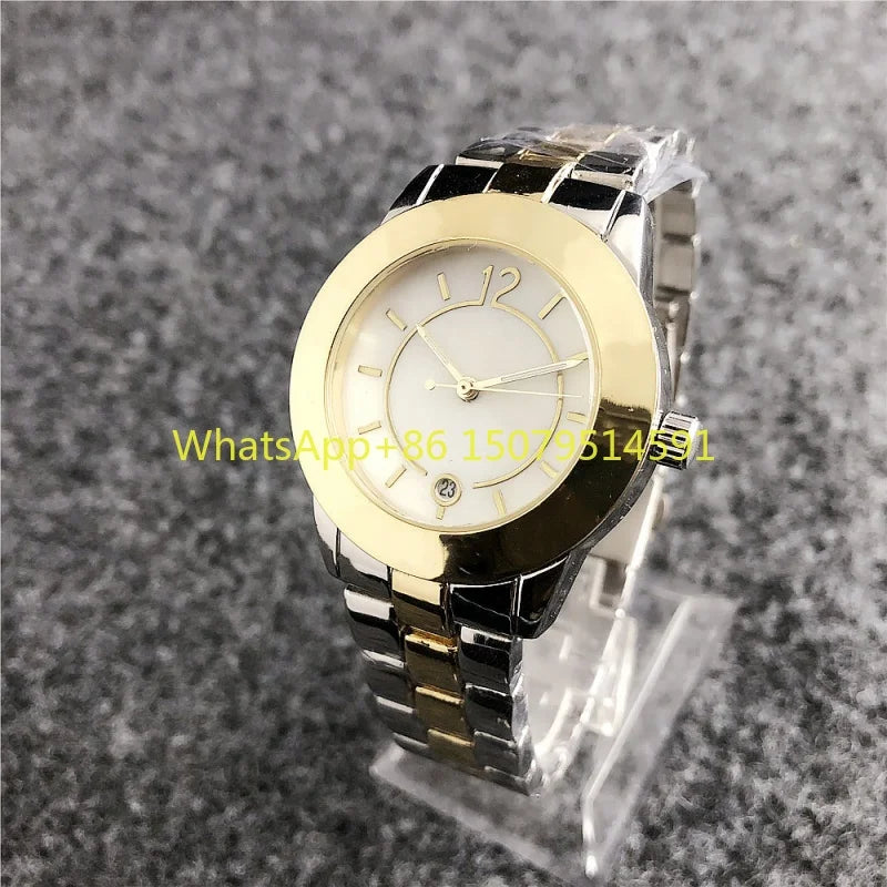 Nuovi Orologi da Donna di Lusso, Moda, Calendario, Acciaio Inossidabile, Quarzo, Orologi da Polso da Donna, Reloj Mujer, Best Seller, Montre