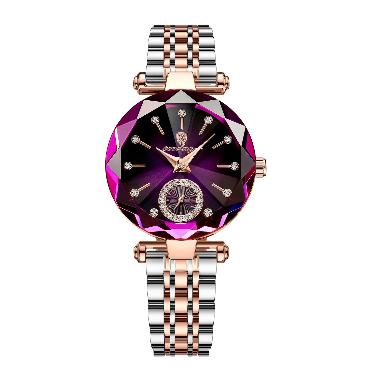 POEDAGAR Orologi al quarzo da donna eleganti di lusso Orologio impermeabile in acciaio inossidabile per donna Orologio da polso da donna alla moda casual reloj