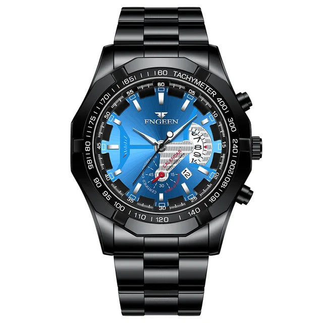 2024 Top Brand di Lusso Orologio di Moda Casual Militare Al Quarzo Sport Orologio Da Polso In Acciaio Pieno Impermeabile Orologio da Uomo Relogio Masculino