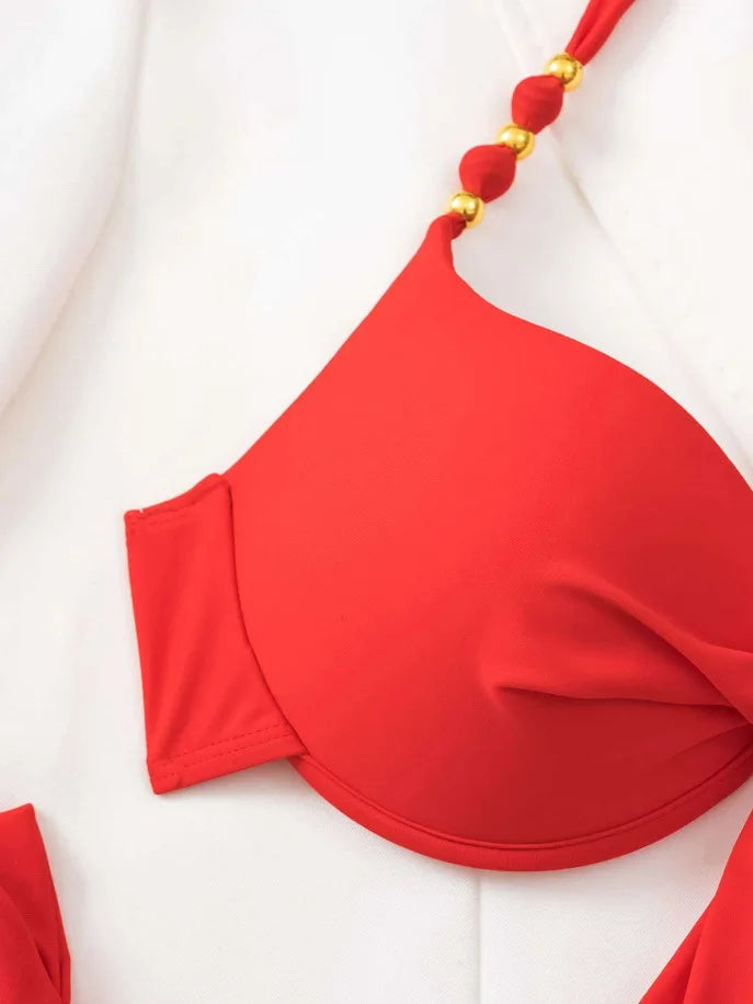 Sexy Push Up Bikini 2024 Costume da bagno donna Due pezzi Costumi da bagno Perizoma femminile Bikini Set Nuoto per costumi da bagno Biquini brasiliano