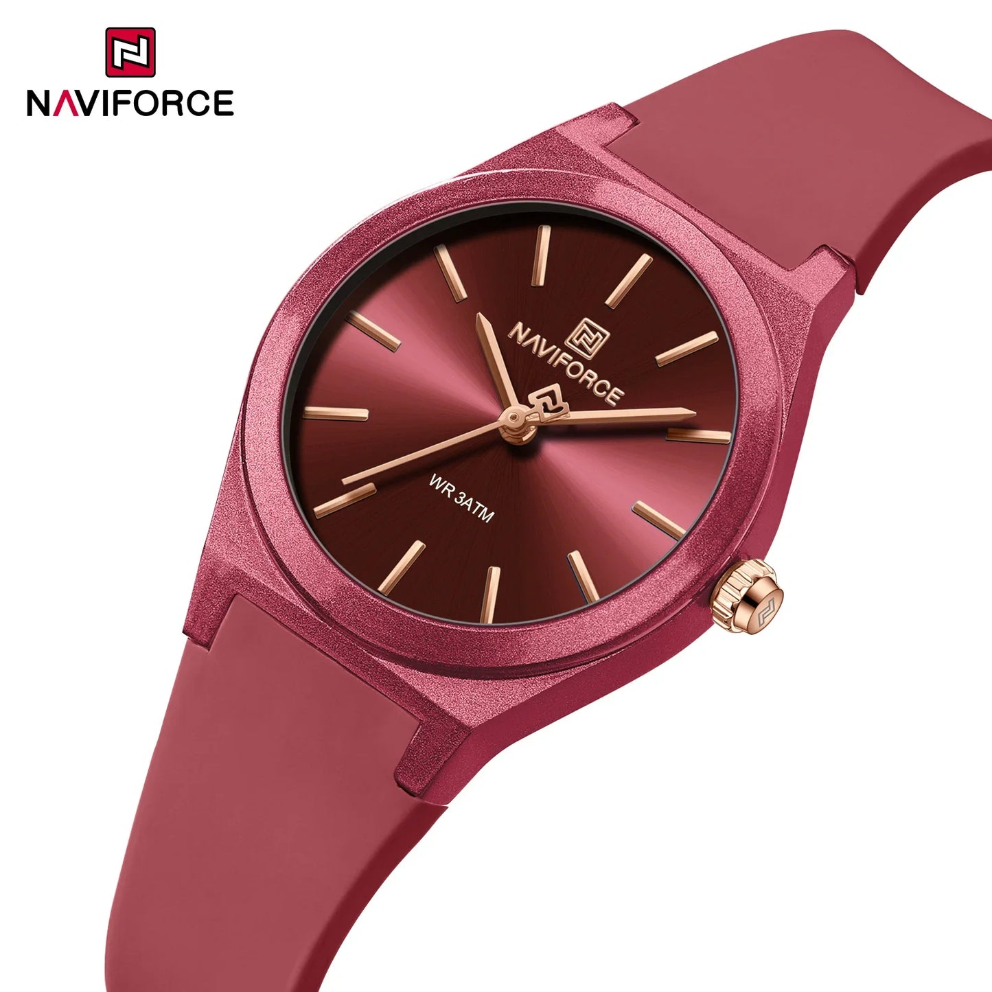 NAVIFORCE 2025 Orologi moda donna Orologio al quarzo Sport Cinturino in silicone Orologi da polso da donna Orologio semplice Regalo relogios feminino