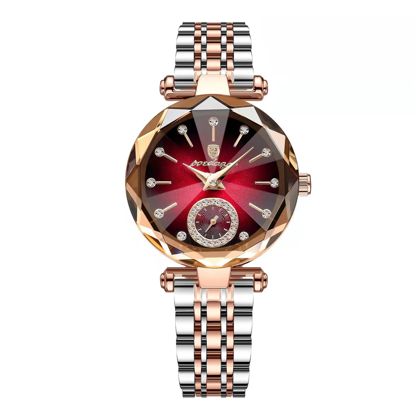 POEDAGAR Orologi al quarzo da donna eleganti di lusso Orologio impermeabile in acciaio inossidabile per donna Orologio da polso da donna alla moda casual reloj