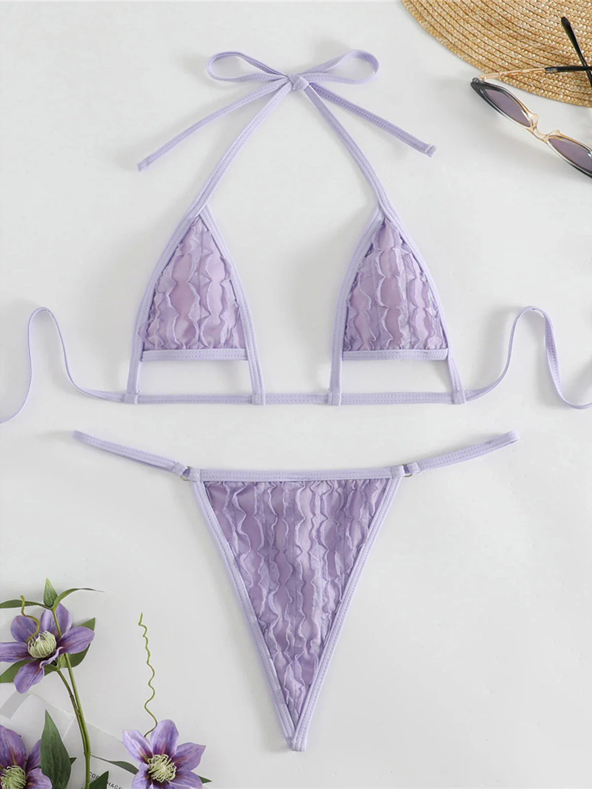 Nuovo rugoso estremo Mini Micro perizoma Bikini donna costumi da bagno femminile costume da bagno due pezzi Bikini bagnante costume da bagno Swim K4827
