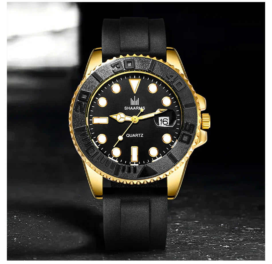 Orologio moda uomo orologio Casual Montre Homme Business Men orologio al quarzo calendario Green Water Wok Ghost Sport orologio da polso da uomo