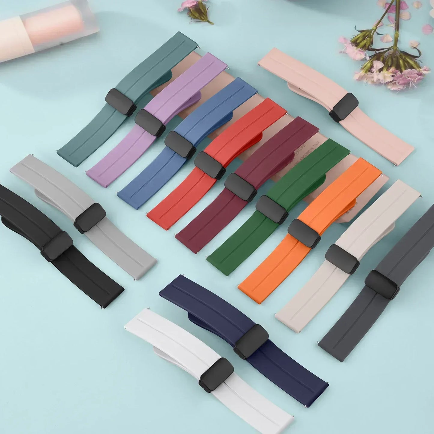 22mm 20mm cinturino magnetico in silicone per Omega X Swatch Joint MoonSwatch cinturino per Xiaomi Watch S4 S3 S2 S1/Huawei GT6Pro GT6 5 4 46