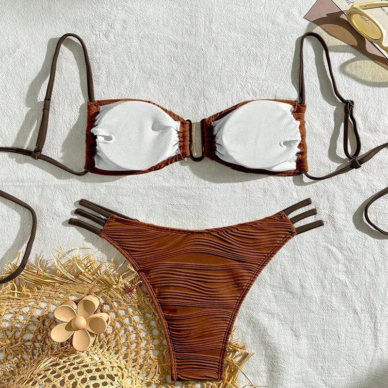 Nuovi Bikini Sexy 2026 Costumi da Bagno Donna Push-Up Abbigliamento da Spiaggia Femminile Set Bikini Brasiliano per Piscina