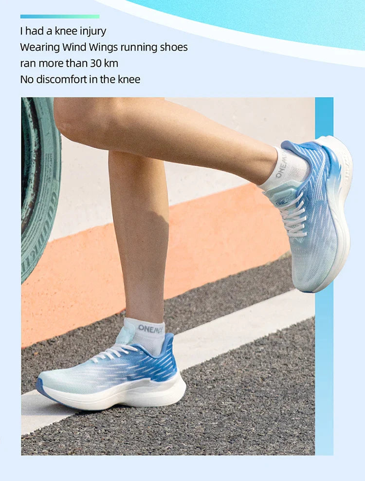 Scarpe da Corsa Traspiranti Onemix 2026 Wind Wings per Uomo e Donna, Ideali per Maratona, Sport e Attività all'Aperto