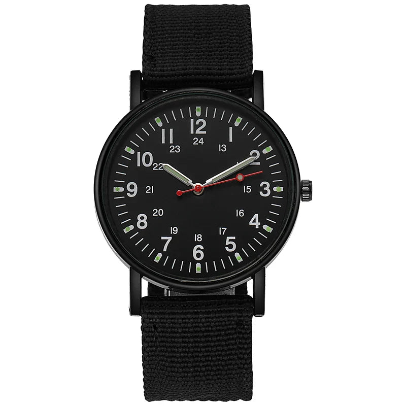 Orologio da polso sportivo al quarzo da polso da uomo con cinturino in Nylon luminoso orologi da polso resistenti agli urti