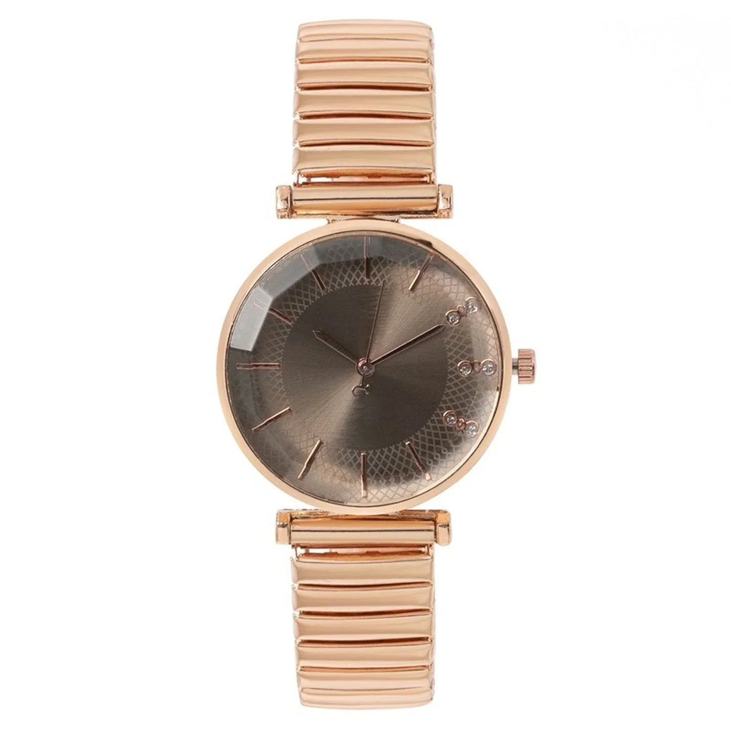 Orologio al quarzo da donna in cristallo semplice blu tesoro di lusso Orologio casual con cinturino elasticizzato in acciaio inossidabile Orologio da donna alla moda