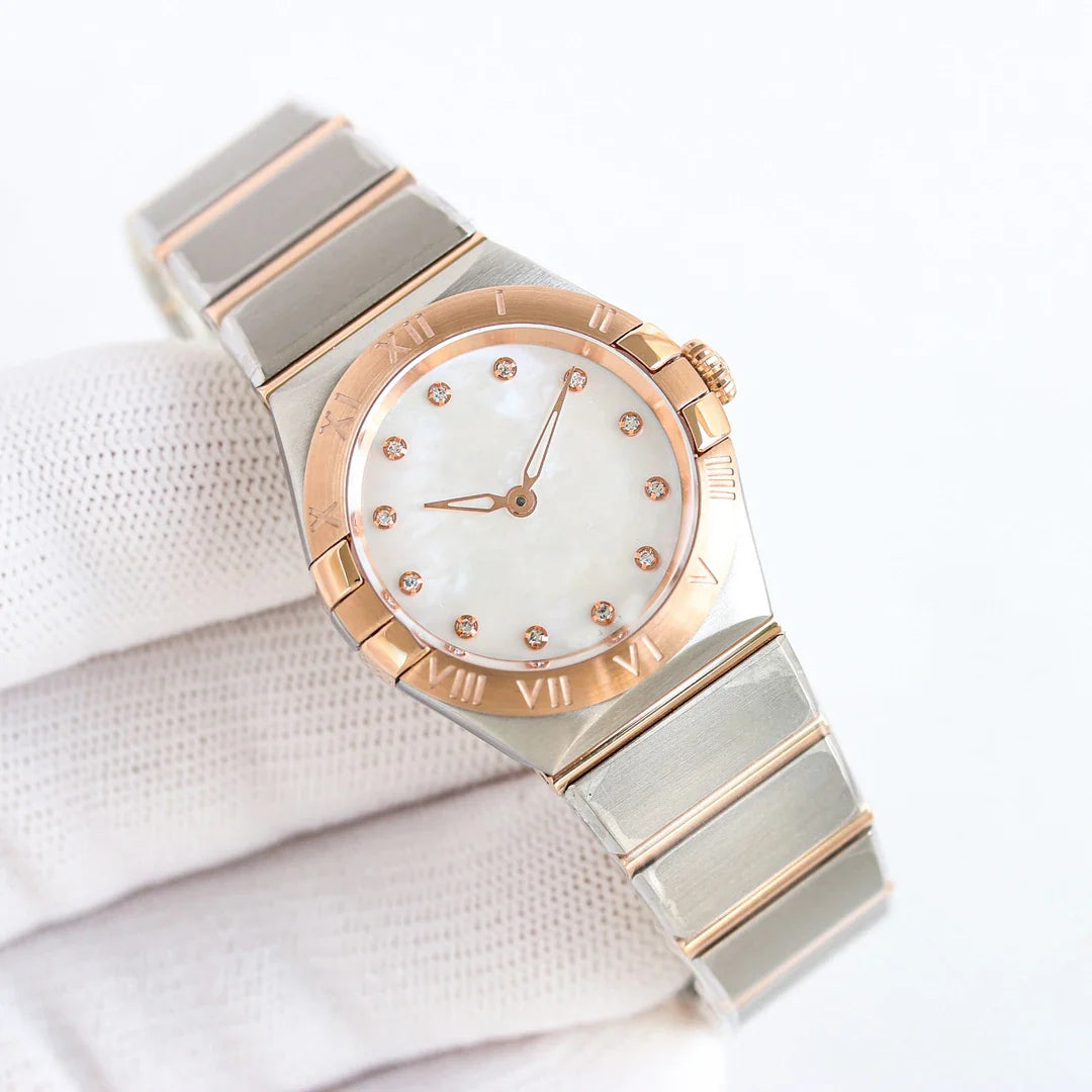 Orologio da Polso da Donna di Lusso al Quarzo, Elegante Orologio da Polso di Design Impermeabile con Data, Orologi da Donna al Quarzo 2026