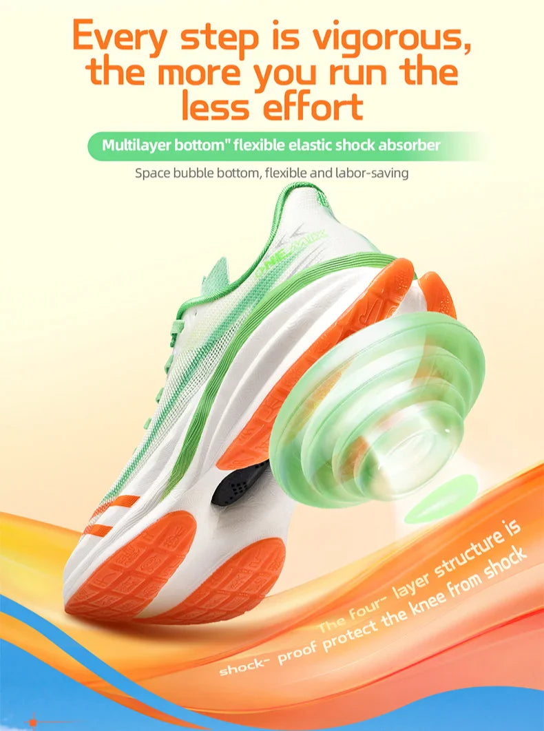 ONEMIX 2025 Estate Autunno Scarpe da corsa per uomo Design leggero Maratona ad asciugatura rapida Supporto per assorbimento degli urti Scarpe da ginnastica maschili