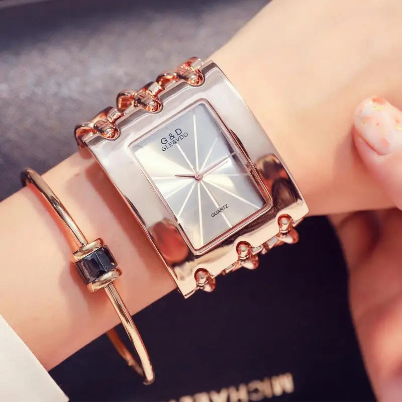 Orologio da donna di marca di lusso Abito con strass Orologi da polso da donna Eleganti orologi femminili in oro per le donne Montre Femme 2025