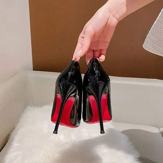 Sexy Black High Heels for Ladies Elegant woman heels 2025 trend Stiletto Pointed Toe Shoes Women Nightclub Prom Party Shoes