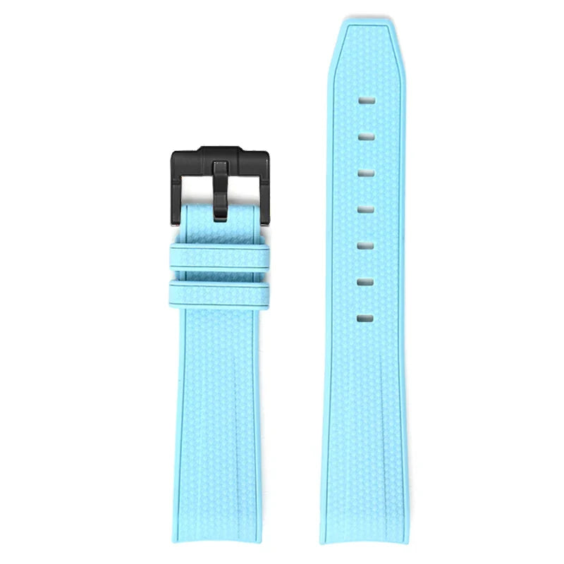Cinturino in gomma per Swatch X Omega Joint MoonSwatch Cinturino sportivo impermeabile da 20 mm Cinturino con estremità curva in silicone per uomo donna