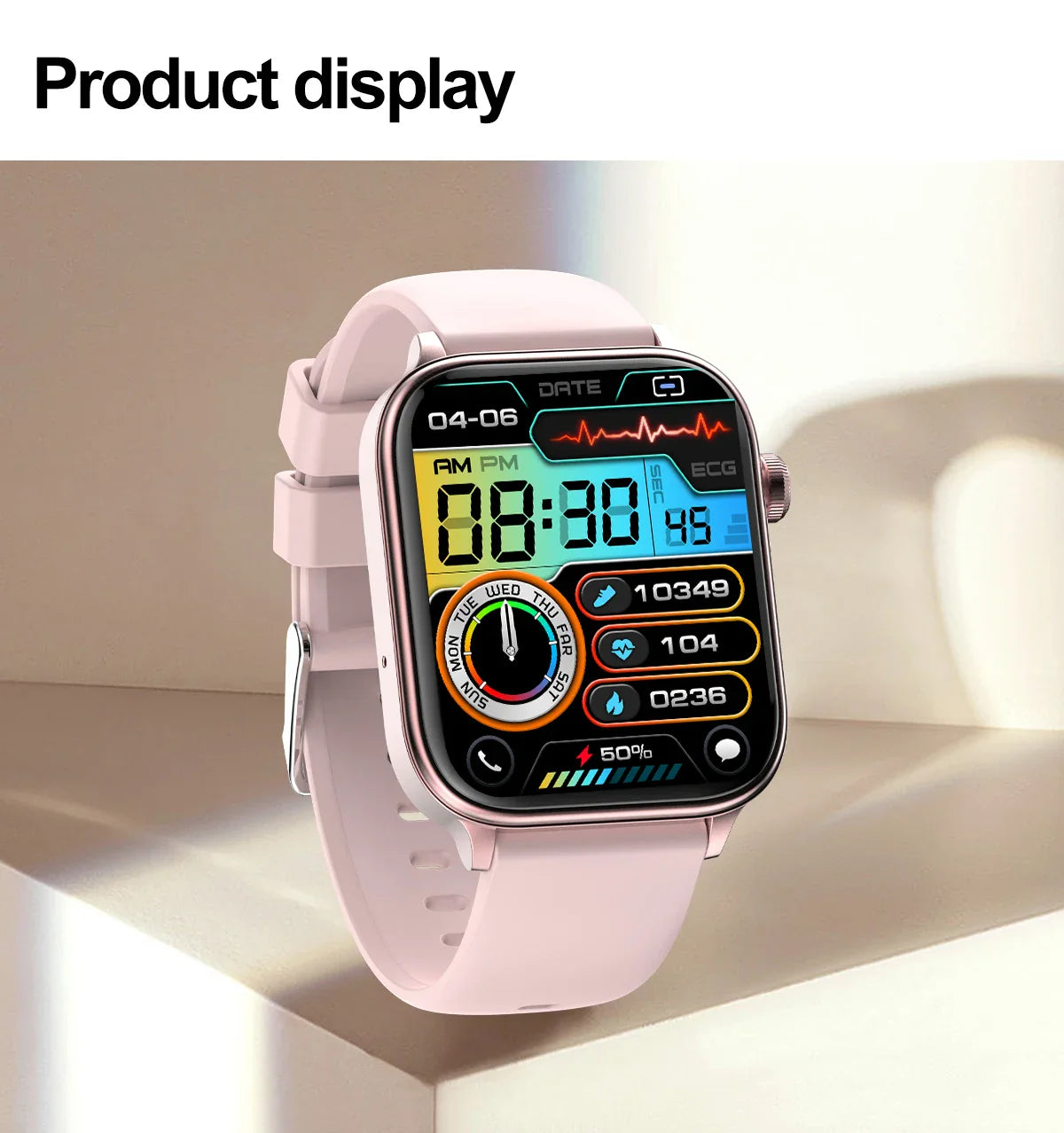 2025 Nuovo AI Diagnosi Lipidi nel sangue Acido urico Test di composizione corporea Smart Watch per uomo ECG + PPG Chiamata Bluetooth Salute Smartwatch