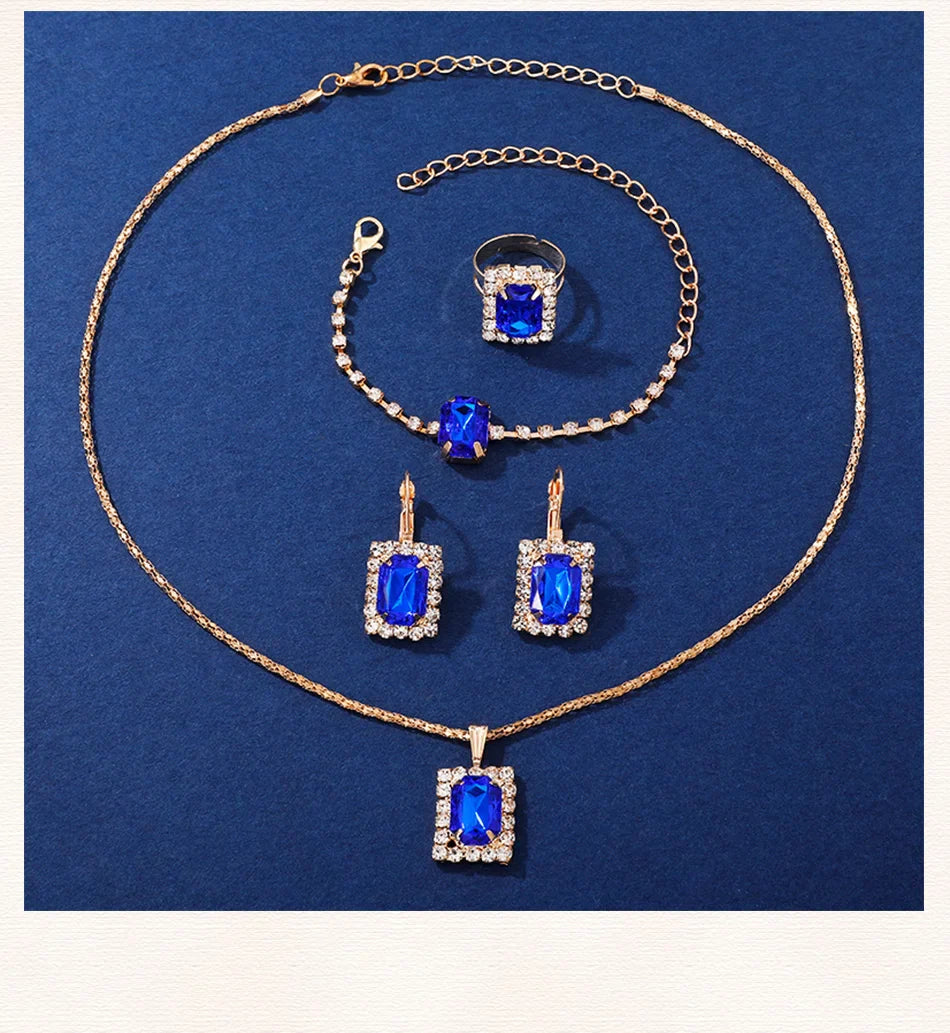 Orologi da donna quadrati di moda di lusso Orologio da polso al quarzo da donna di marca Classico semplice Femme Cinturino in pelle blu Relogio Feminino