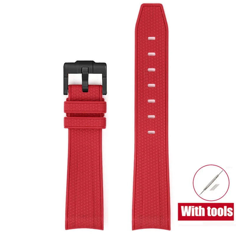 Cinturino in gomma per Swatch X Omega Joint MoonSwatch Cinturino sportivo impermeabile da 20 mm Cinturino con estremità curva in silicone per uomo donna