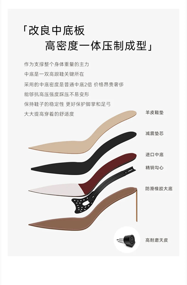 2025 Spring New Leopard Pattern Pointed French Luxury Small Comfortable Thin Heel Versatile High Heel Sandals for Women